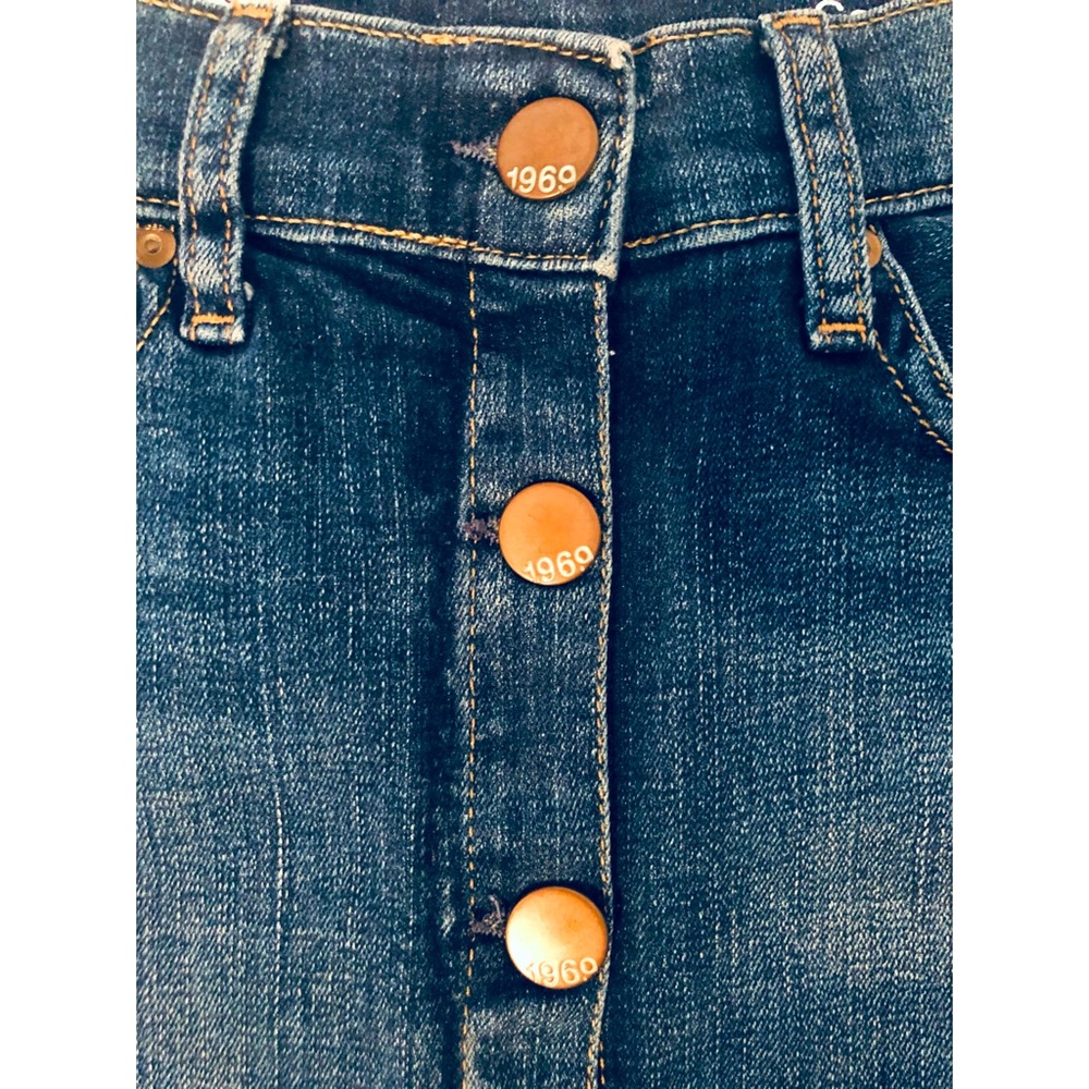 Retro Gap High Rise Denim Mini - Picture 3 of 6